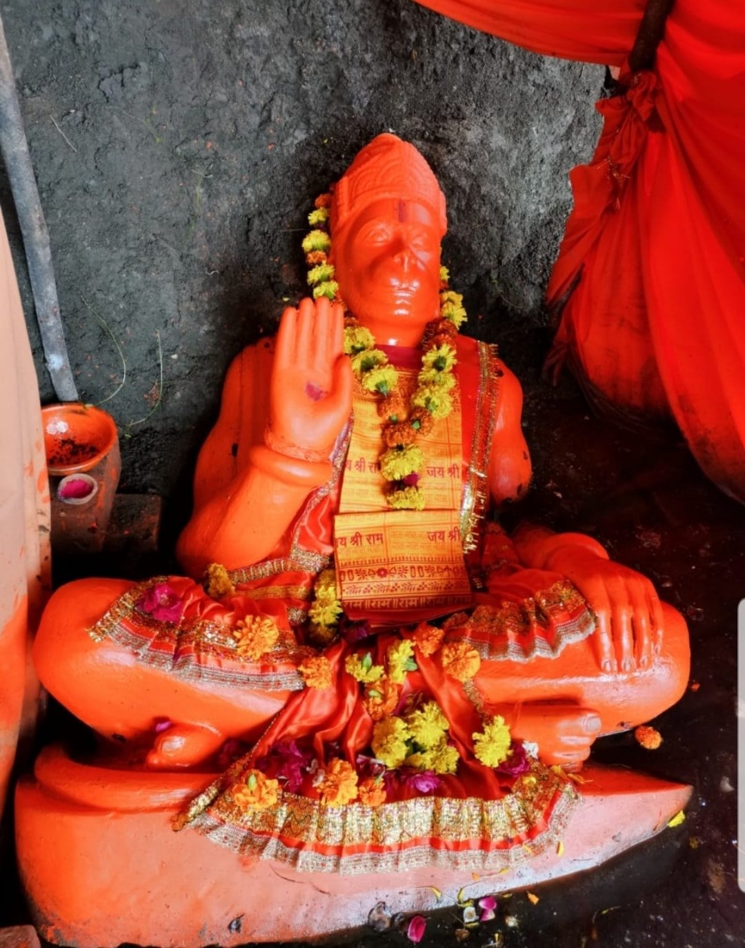 Actual Idol of Pragat Hanuman Ji
